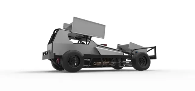 BriSCA Formula 1 Stock Car for Asphalt Scale 1:25 — Фото 21 из 31