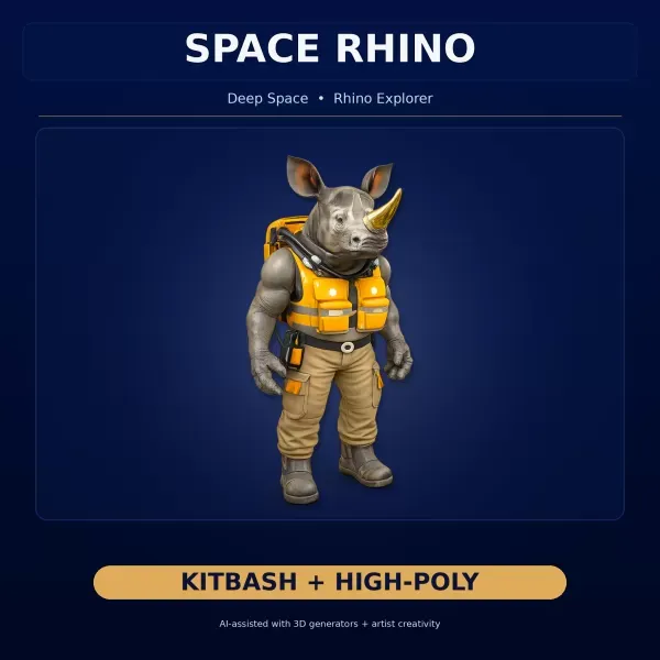 Anthro & Creature Character Collection – Kitbash + High-Poly 3D — Фото 6 из 21