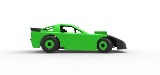 New Zealand Super Saloon race car while turning Scale 1:25 — Фото 22 из 31