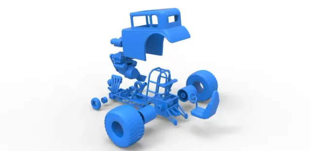 Diecast Mini Rod pulling tractor 5 Scale 1:25 — Image 29 of 31