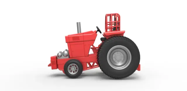 Fun short Pro Stock Pulling Tractor Version 1 Scale 1:25 — Фото 6 из 31