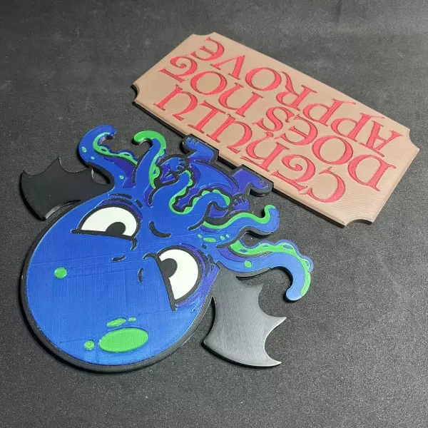 Cthulu Does Not Approve Wall Plaque — Фото 4 из 6