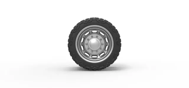 Diecast Rear semi wheel for pickup Version 4 Scale 1:25 — Фото 5 из 12