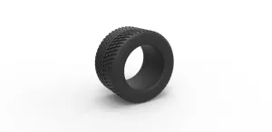 Diecast race tire 4 Scale 1 to 25