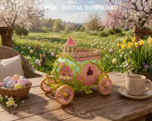 Fantasy Egg Carriage House – STL File 3D Printable