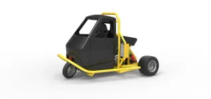 Ape car proto while turning Scale 1:25