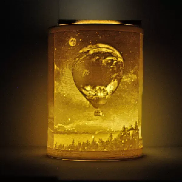 Lithophane, Ballon Fantasy — Image 2 of 7
