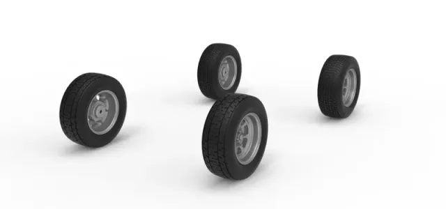Wheel Set of Mod Lite Race car Scale 1:25 — Image 2 of 12
