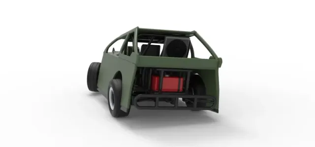 Mod Lite Race car while turning Version 2 Scale 1:25 — Фото 14 из 28
