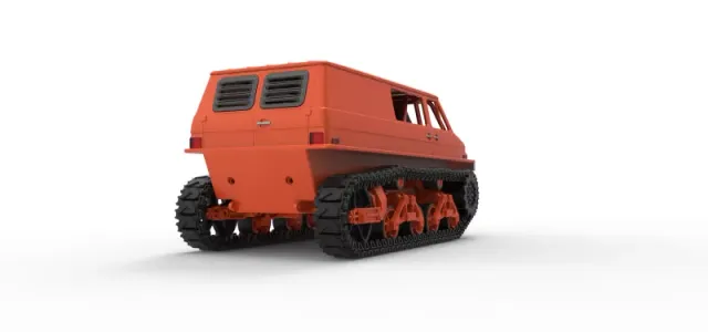 Vintage Monster tank Version 3 Scale 1:25 — Image 15 of 31