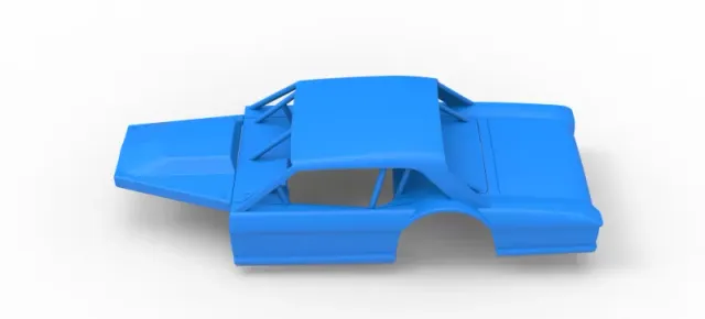 Shell of Vintage Asphalt Modified stock car V11 Scale 1:25 — Image 8 of 25