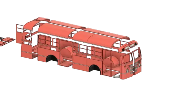 1:14 Ford 49B Bus TAMIYA RC MODELLBAU — Image 14 of 15