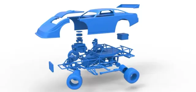 Australian Super Sedan while turning Scale 1:25 — Image 28 of 31