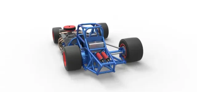 Supermodified front engine race car Base Version 4 Scale 1:25 — Image 14 of 30