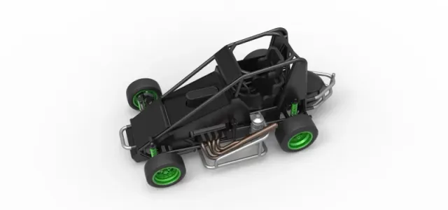 Pavement Midget car Scale 1:25 — Фото 4 из 31