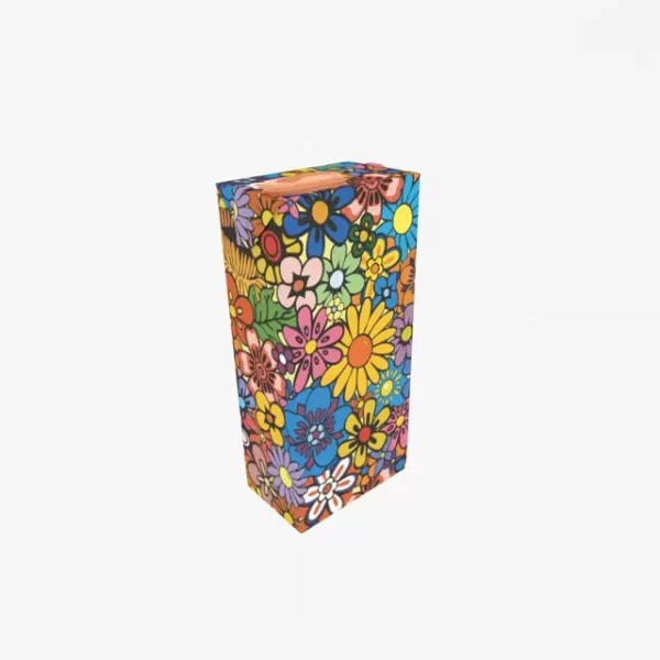 Milk Box with Flower Texture — Фото 3 из 4