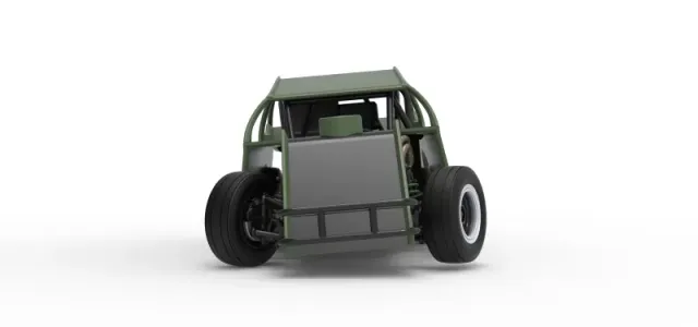 Mod Lite Race car while turning Version 2 Scale 1:25 — Фото 7 из 28