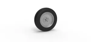 Front tractor wheel Version 3 Scale 1:25