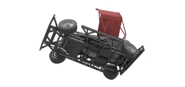 BriSCA Formula 1 Stock Car for Dirt while turning Scale 1:25 — Фото 3 из 31