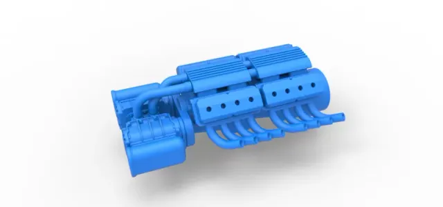 Diecast engine 2 V8 Version 7 Scale 1:25 — Фото 2 из 20