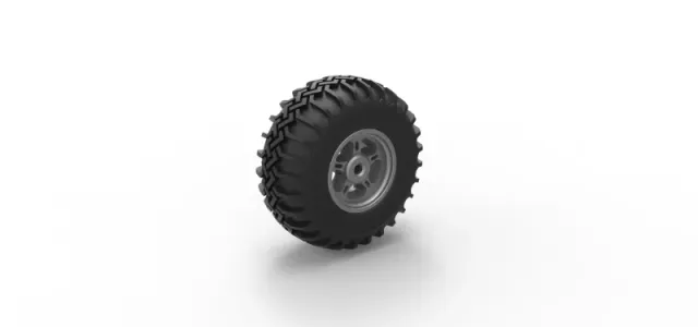 Wheel of Uphill Sand Racing Dragster Version 2 Scale 1:25 — Фото 9 из 11