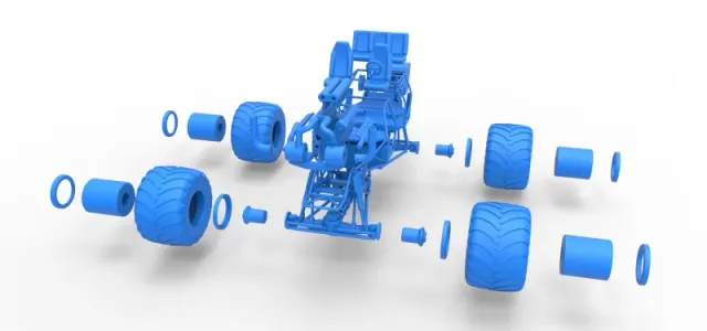 Monster truck base Version 3 Scale 1:25 — Image 21 of 26