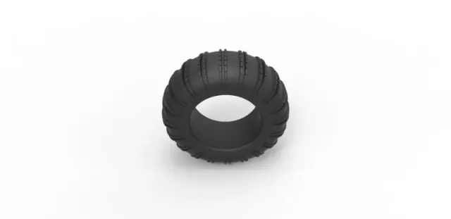 Diecast Dune buggy rear tire 22 Scale 1:25 — Image 6 of 8