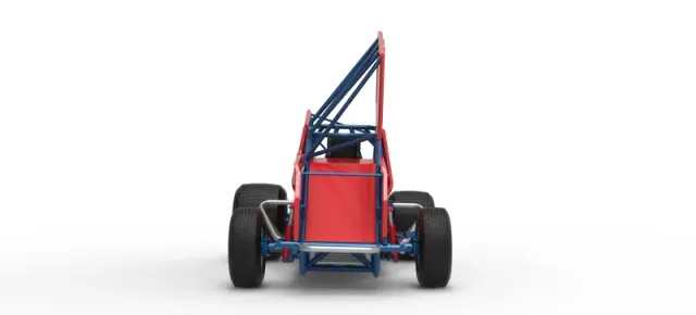 Winged Sprint car Version 2 Scale 1:25 — Фото 7 из 30