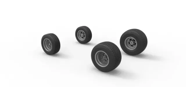 Wheel Set of Midget car Scale 1:25 — Image 8 of 16