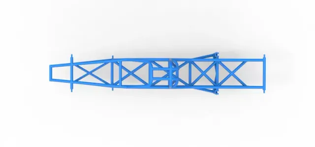 Frame of Vintage Mud dragster Scale 1:25 — Фото 8 из 12