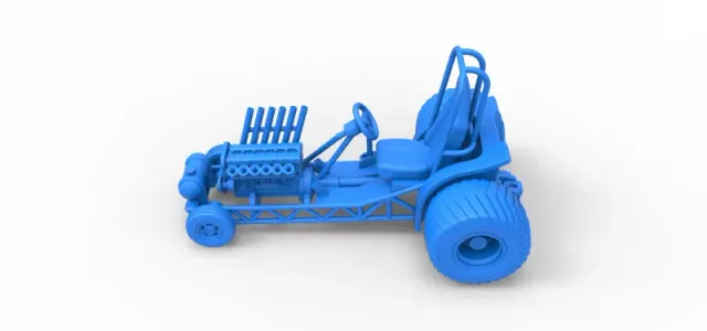 Diecast Mini Rod pulling tractor 9 Scale 1:25 — Image 19 of 31