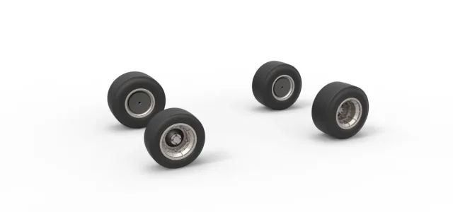 Wheel set of Vintage Asphalt Supermodified V2 Scale 1:25 — Фото 14 из 14