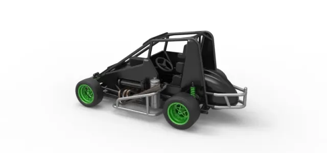Pavement Midget car Scale 1:25 — Фото 12 из 31