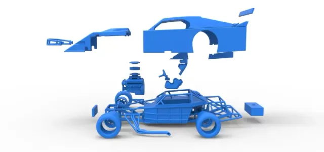 Asphalt Modified stock car Version 3 Scale 1:25 — Image 29 of 31