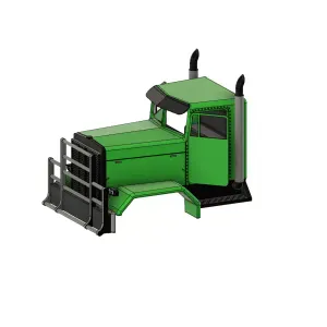 U.S, TRUCK LKW MIT BULLENFÄNGER UND AUSPUFF