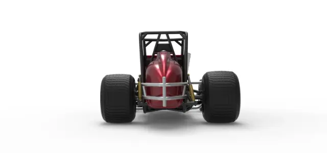 Vintage Dirt Silver Crown Car Scale 1:25 — Image 16 of 30