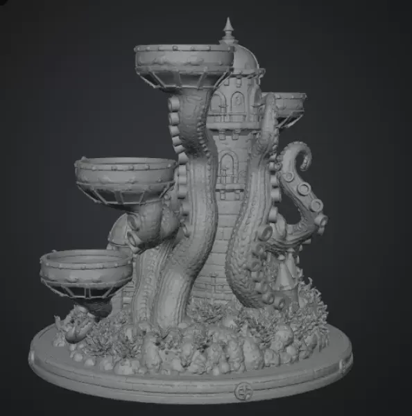 Kraken Citadel Organizer STL File for 3D Print — Фото 14 из 16