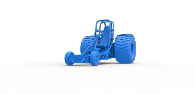 Diecast Chassis of Mini Rod pulling tractor Scale 1 to 25 — Фото 15 из 31
