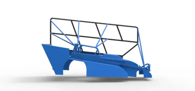 Shell of Northeast Dirt Modified stock car with side wing 1:25 — Фото 15 из 29