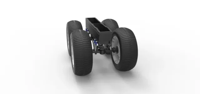 Diecast Chassis of vintage monster truck Scale 1:25 — Фото 14 из 29