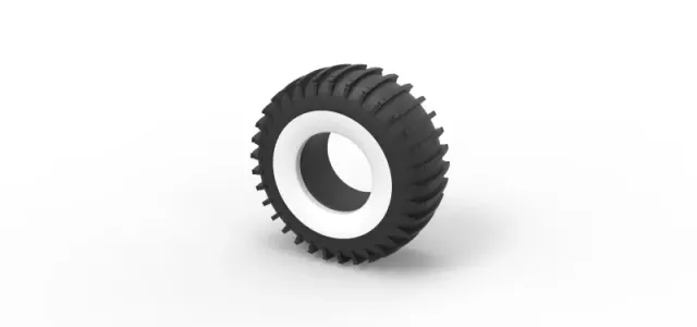 Diecast Whitewall Trom tire Scale 1:25 — Фото 7 из 12