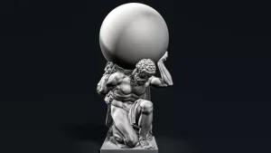 Hercules Statue Holding the Globe #RoZ