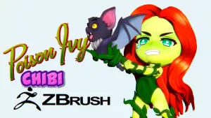 Poison Ivy Chibi 3D Print Model