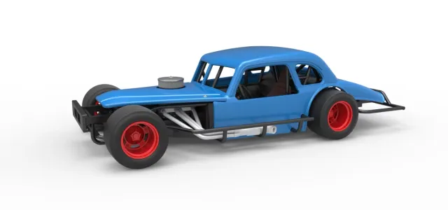 Vintage Asphalt Modified stock car V5 Scale 1:25 — Фото 26 из 26