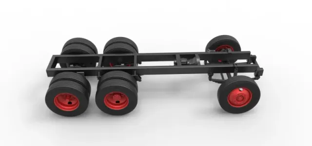 Chassis of Vintage GATR Racing Semi truck Scale 1:25 — Фото 16 из 23
