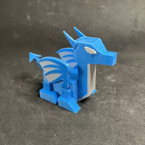 Low Poly Baby RoboDragon — Фото 6 из 10