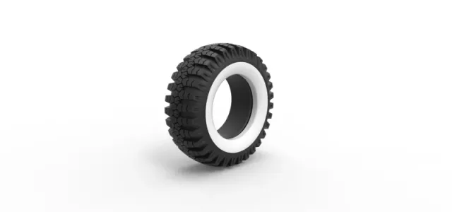 Diecast military Ural Whitewall tire O-47A Scale 1:25 — Image 2 of 12