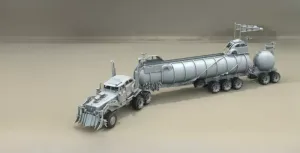 Mad Max War Rig Tanker 3D Printed Model