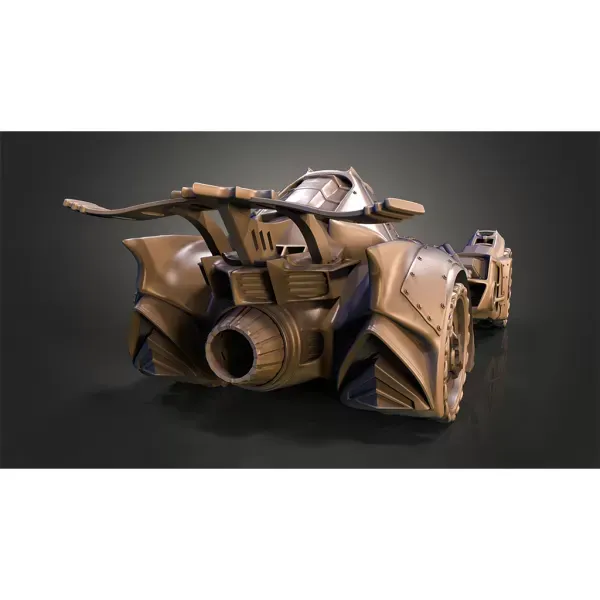 3D Printed Batmobile Model — Фото 9 из 11