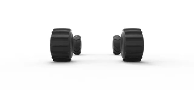 Wheel set of Mud dragster Version 1 Scale 1:25 — Image 10 of 12